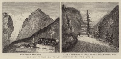 De Tourville审判，在蒂罗尔的草图 作者 英语学校